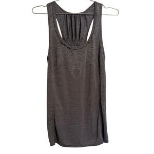 Lululemon Silver Reflective Racerback Tank Singlet Top Lavender 6